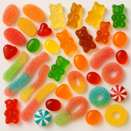 Suikervrij snoep Halalsweets