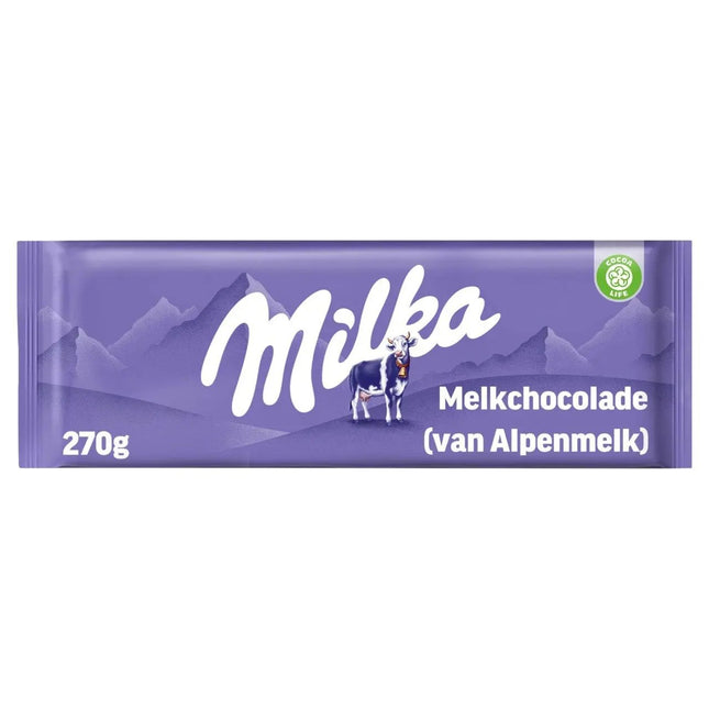 Milka Mmmax Alpenmelk 270g – Halal & Vegetarische Melkchocolade Reep 🍫💜 Milka