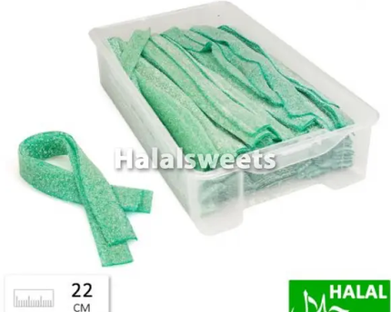 Jake Sour Blueberry Belts – Halal Zure Bosbes Snoepmatten Jake