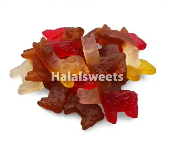 Katja Al Paca Cola 500g – Vegan Cola Gummies – Halal Friendly & Gelatinevrij Snoep Katja