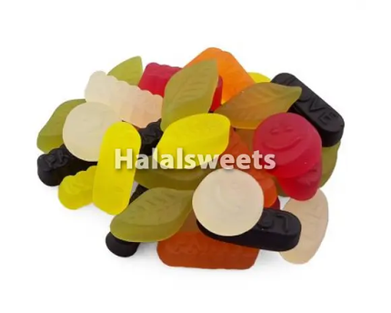 Frisia Vegan Winegums – 100% Vegan & Gelatinevrij – Halal Friendly Fruit Gummies Frisia