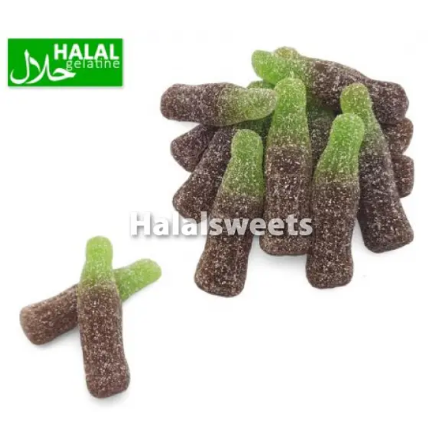 Jake Sour Cola Bottles – Halal Zure Cola Flesjes Gummies – Sour Cola Candy (Halal) Jake