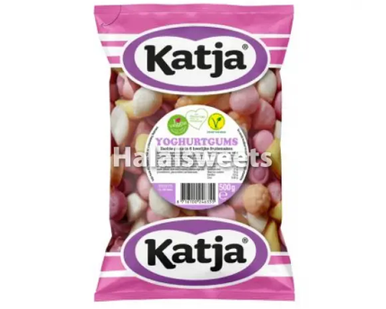 Katja Yoghurt Gums 500g – Gelatinevrij Yoghurtsnoep – Halal Friendly & Vegetarisch Katja