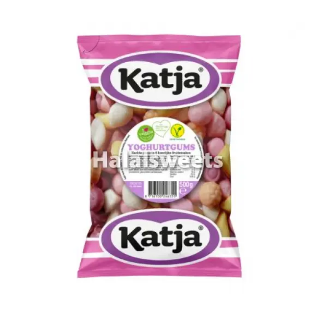 Katja Yoghurt Gums 500g – Gelatinevrij Yoghurtsnoep – Halal Friendly & Vegetarisch Katja
