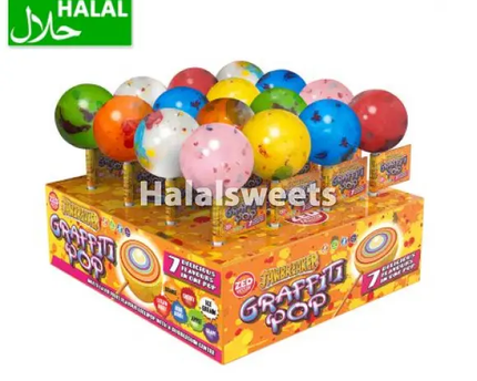 Zed Graffiti Pop – Halal-Friendly Fruit Lolly Zed Candy
