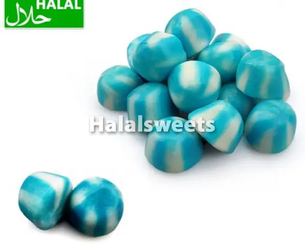 DP Jelly Twist Blue Kisses – Halal Blauwe Kussen Gummies – Fruitige Soft Candy (Halal) DP
