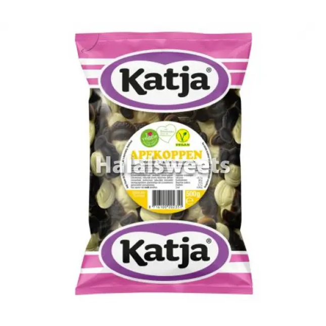 Katja Apekoppen 500g – Vegan Drop Apekoppen – Halal Friendly & Gelatinevrij Katja