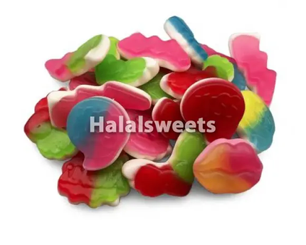 Katja Pop Mix 500g – Gelatinevrij Fruit & Drop Mix – Halal Friendly & Vegetarisch Katja