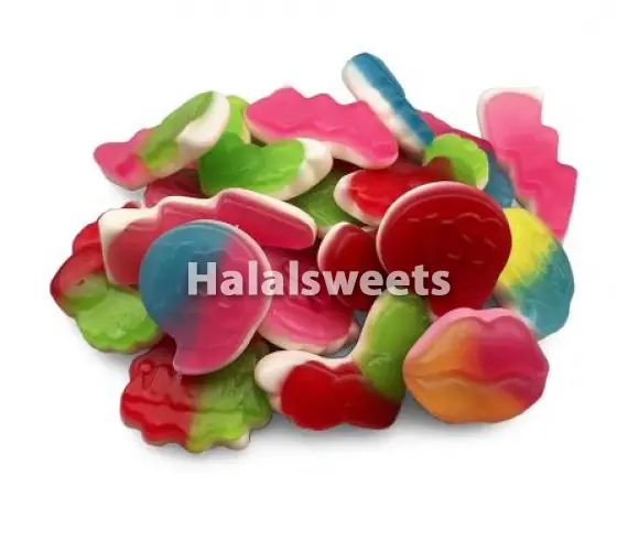 Katja Pop Mix 500g – Gelatinevrij Fruit & Drop Mix – Halal Friendly & Vegetarisch Katja