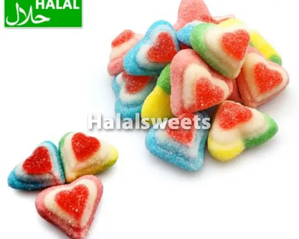 DP Sugared Heart 3D – Halal 3D Hartjes Snoep – Gezoete Fruit Gummies (Halal Candy) DP