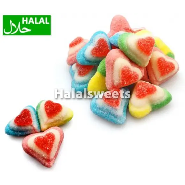 DP Sugared Heart 3D – Halal 3D Hartjes Snoep – Gezoete Fruit Gummies (Halal Candy) DP