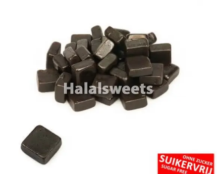 De Bron Suikervrije Dropkubusjes – Halal-Friendly Suikervrije Drop De Bron