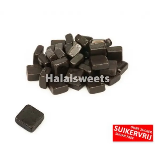 De Bron Suikervrije Dropkubusjes – Halal-Friendly Suikervrije Drop De Bron
